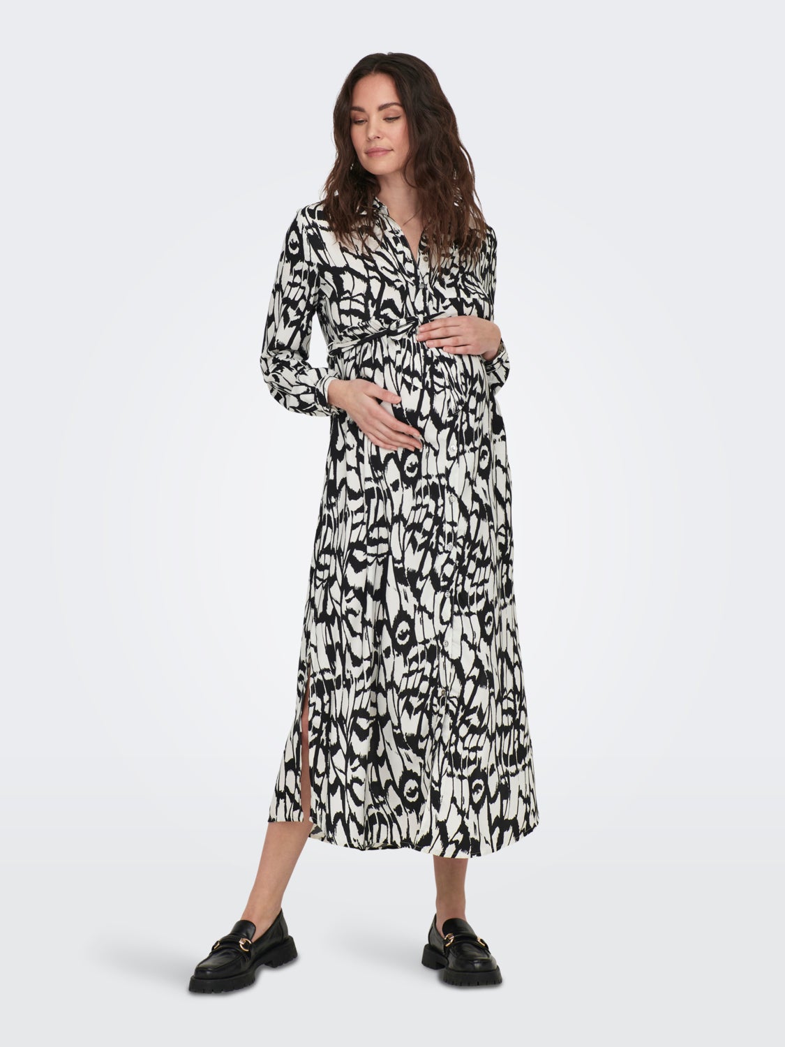 Mama midi Shirt dress