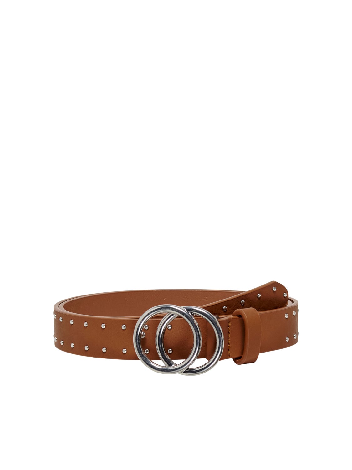 Faux leather belt