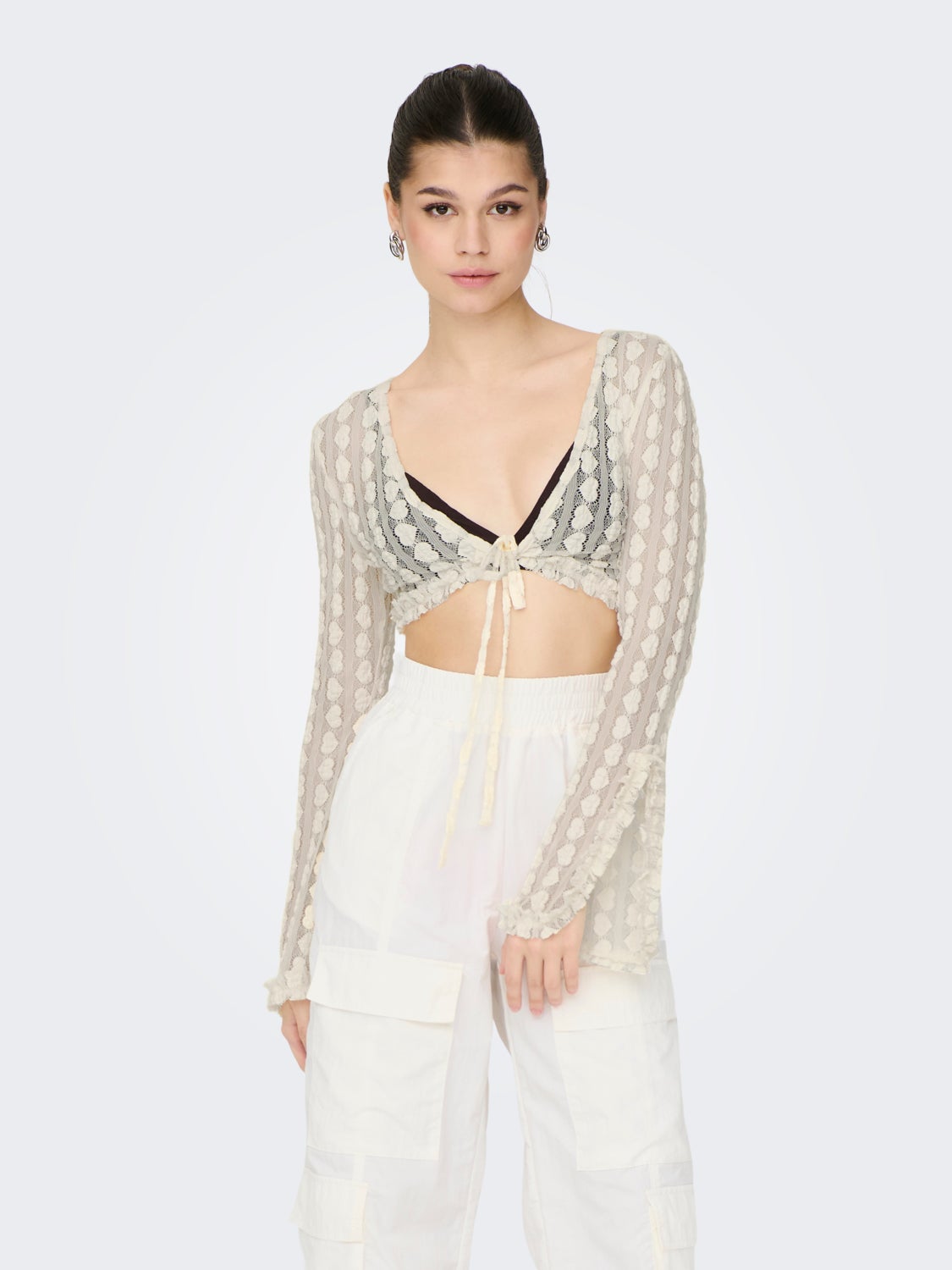 Square neck Cardigan