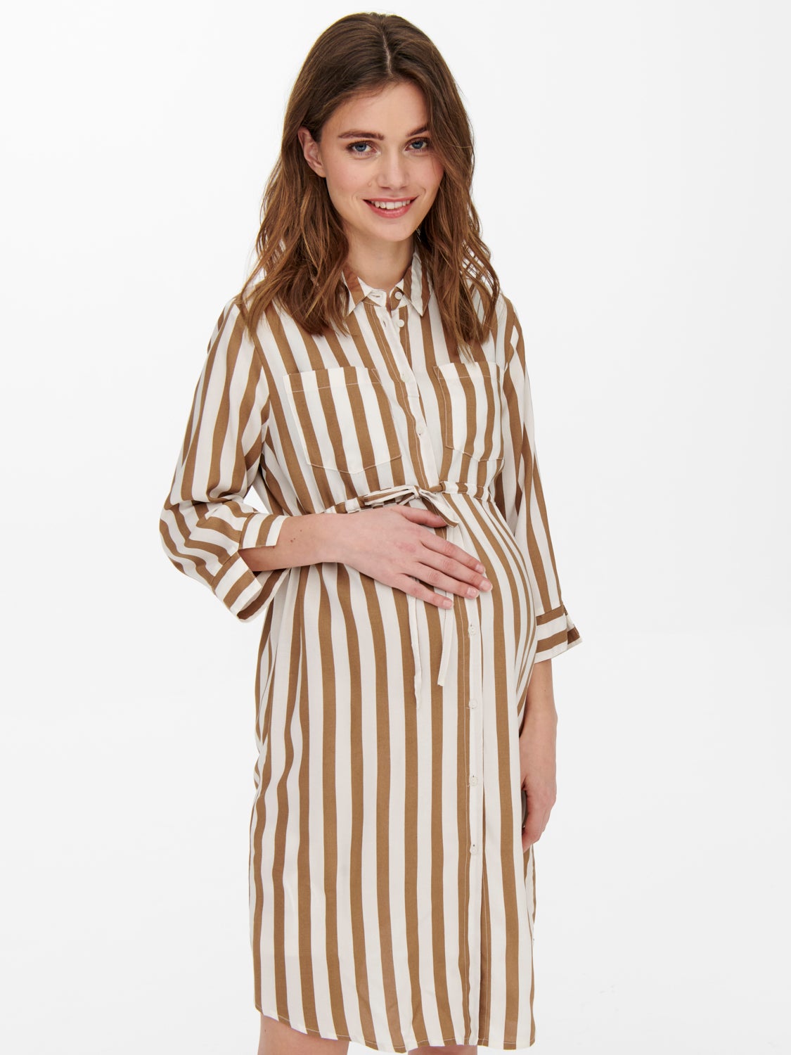Mama 3/4 sleeved Shirt dress