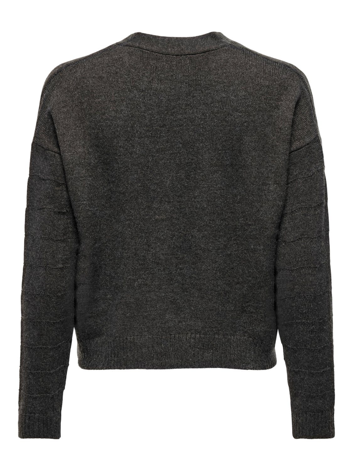 V-neck knit cardigan