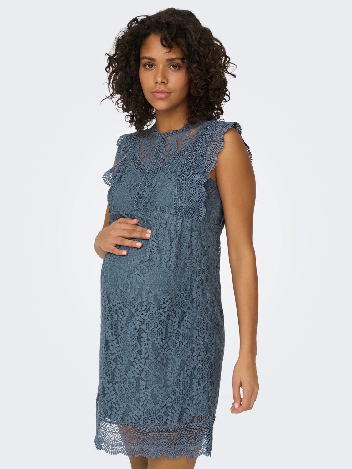 Mama short sleeve Lace dress
