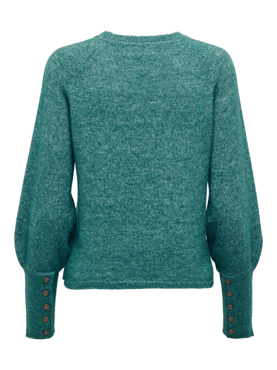 Button cuff Knitted Pullover