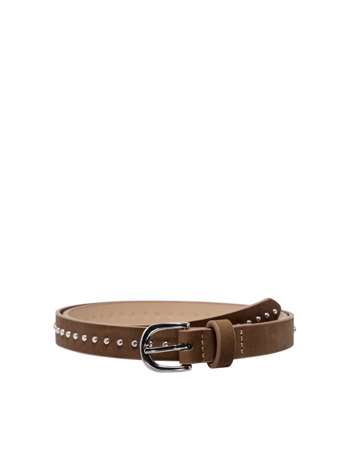 Faux leather belt