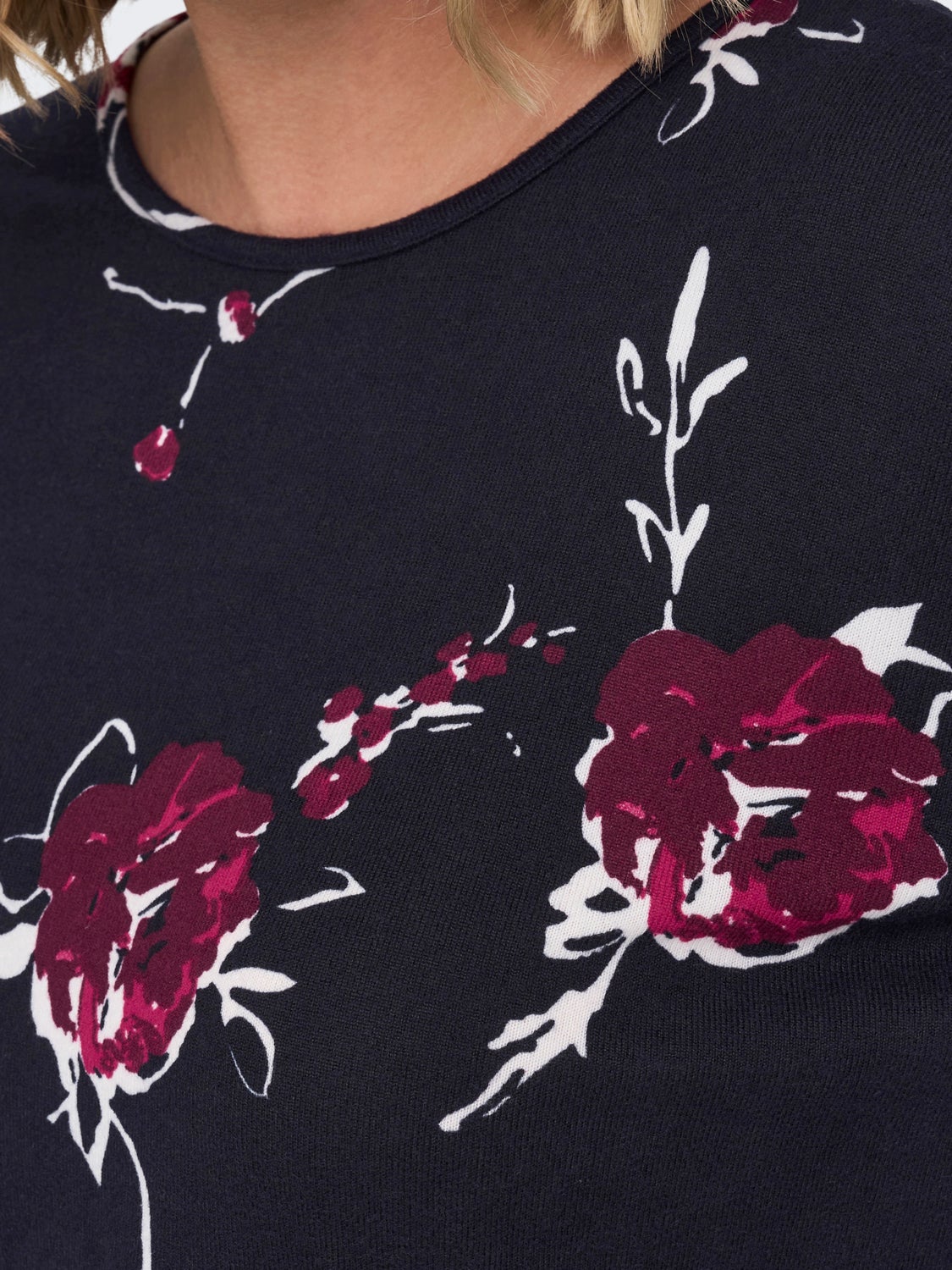 Curvy 3/4 sleeve Top