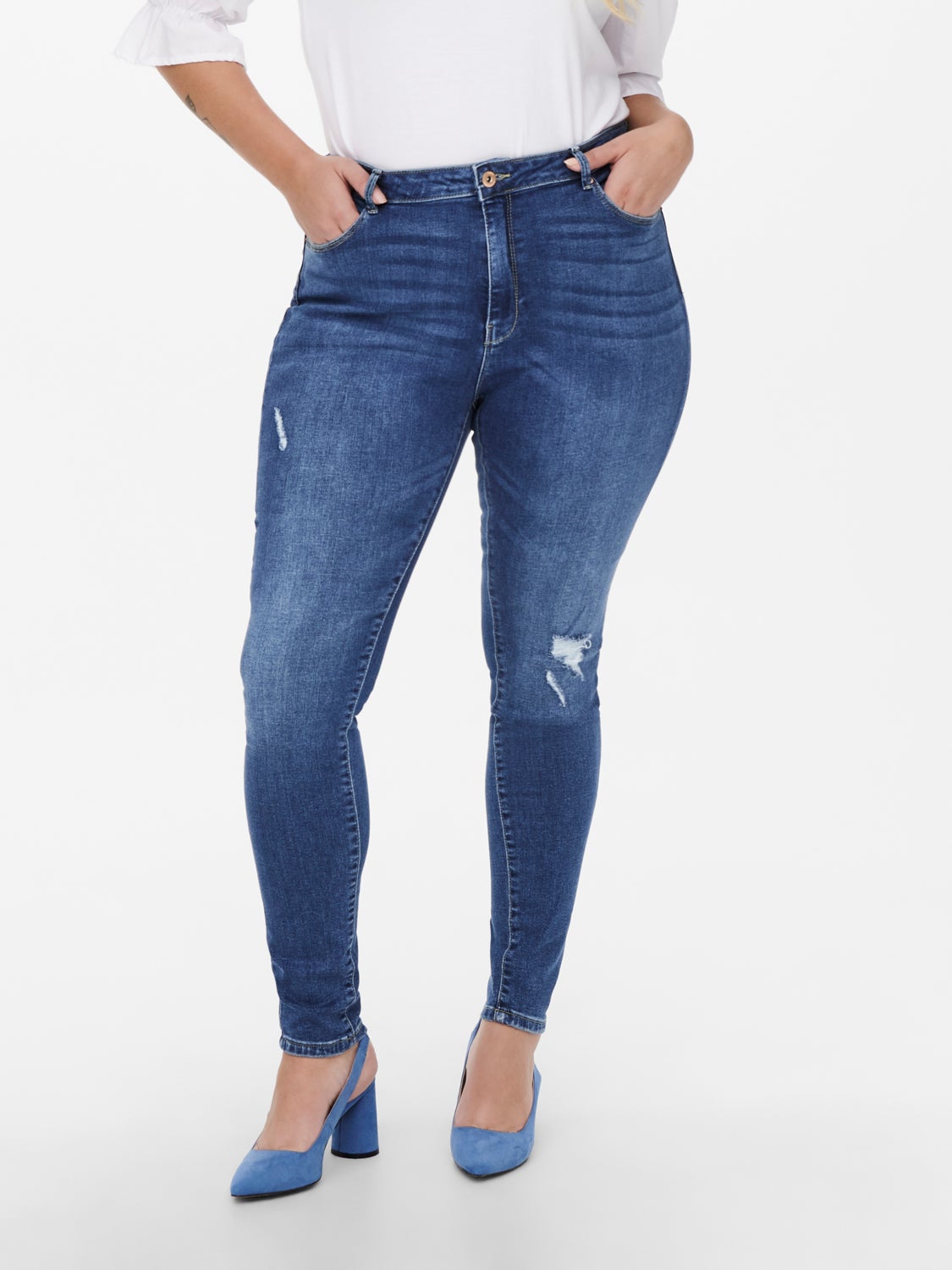 Curvy CarLaola life hw Skinny fit jeans