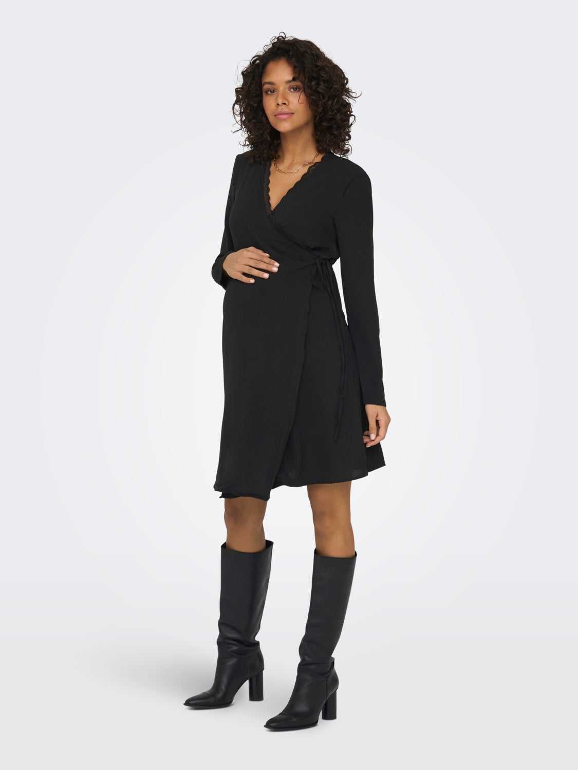 Mama wrap dress