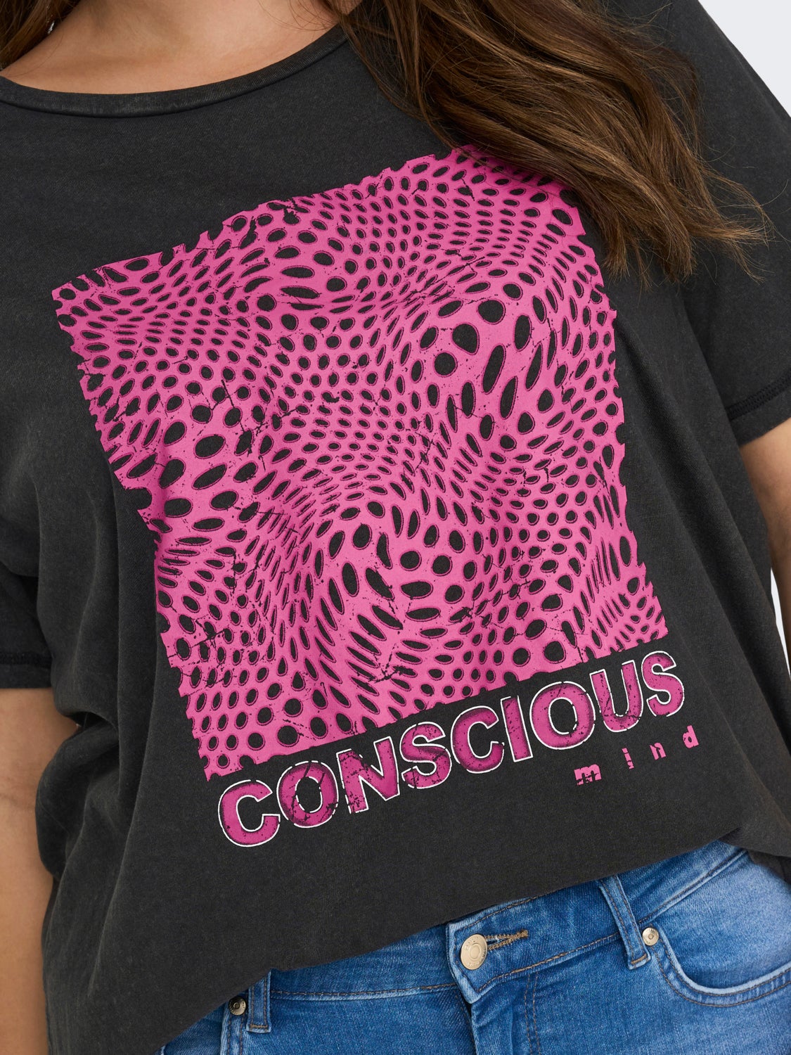 Curvy Printed T-shirt