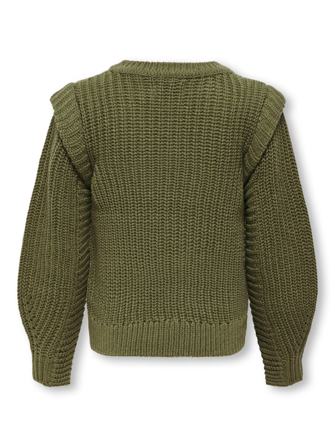 O-neck knitted pullover