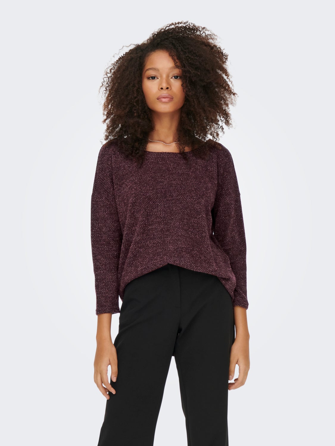 Oversize 3/4 sleeved top