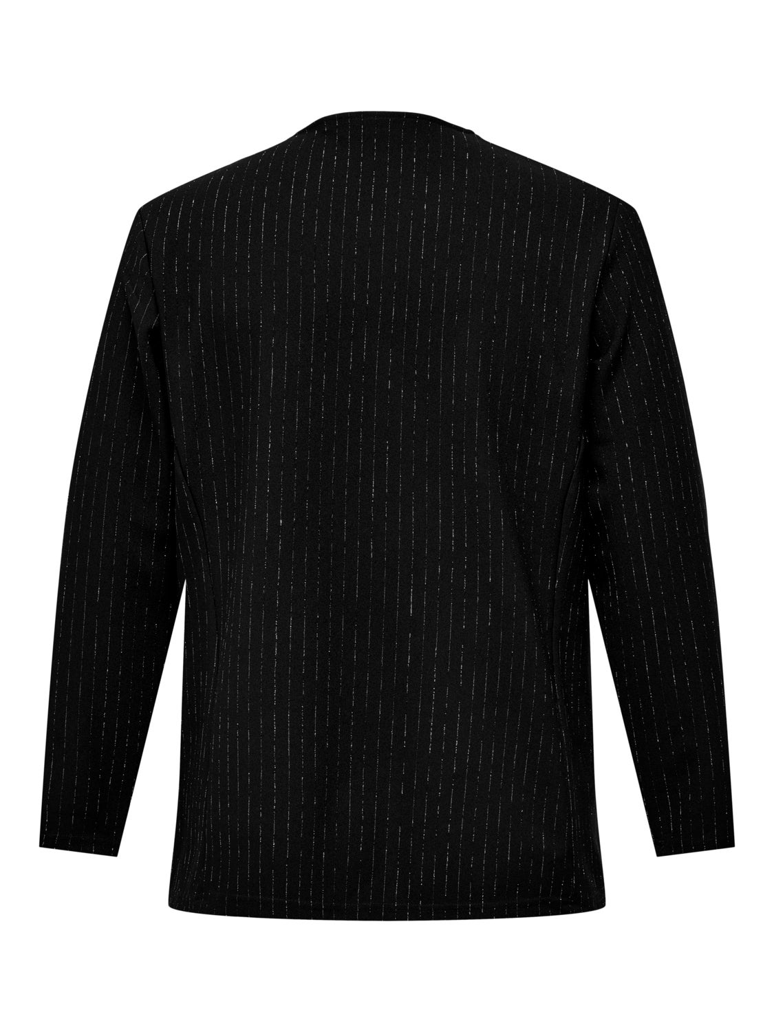 Curvy glitter blazer