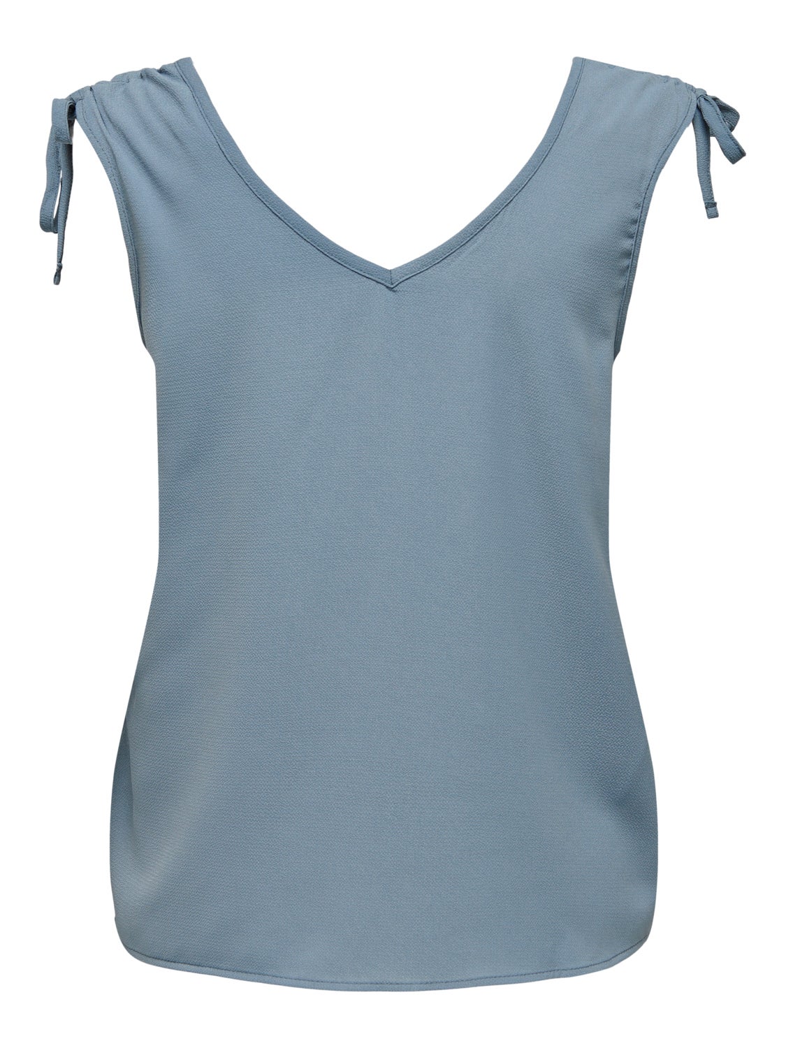 V-Neck Top With Strap Details