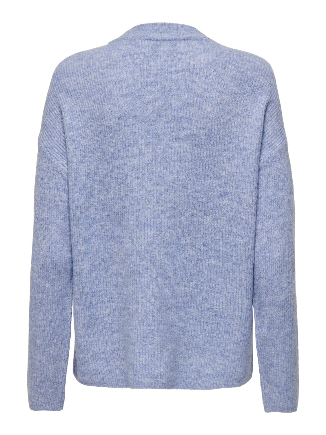 High neck knitted pullover