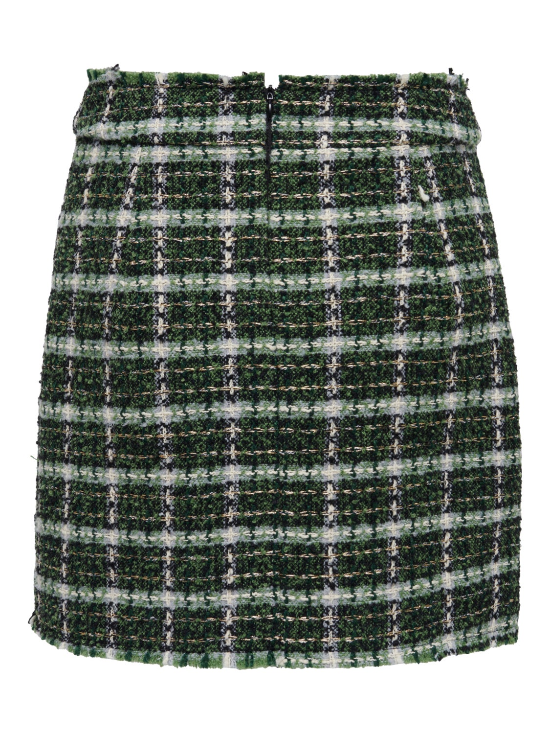 Checked mini skirt