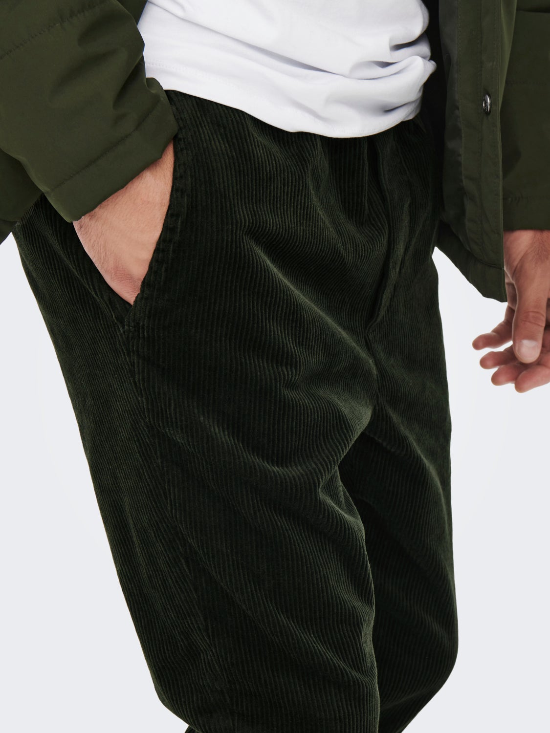 Casual corduroy pants