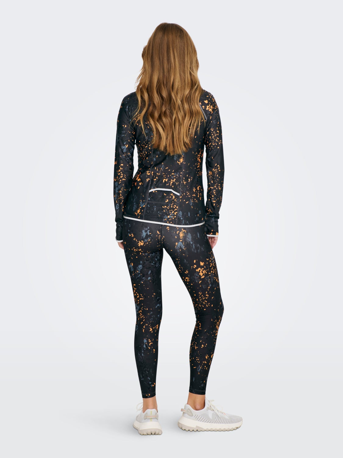 Patterned highneck Training Jacket