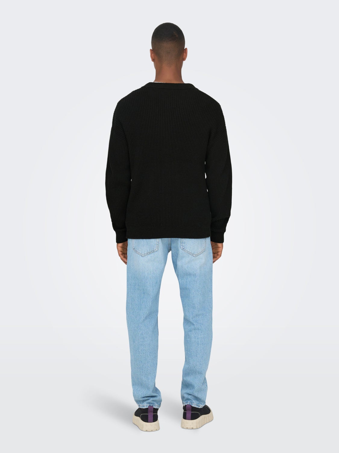 V-Neck Knit Cardigan