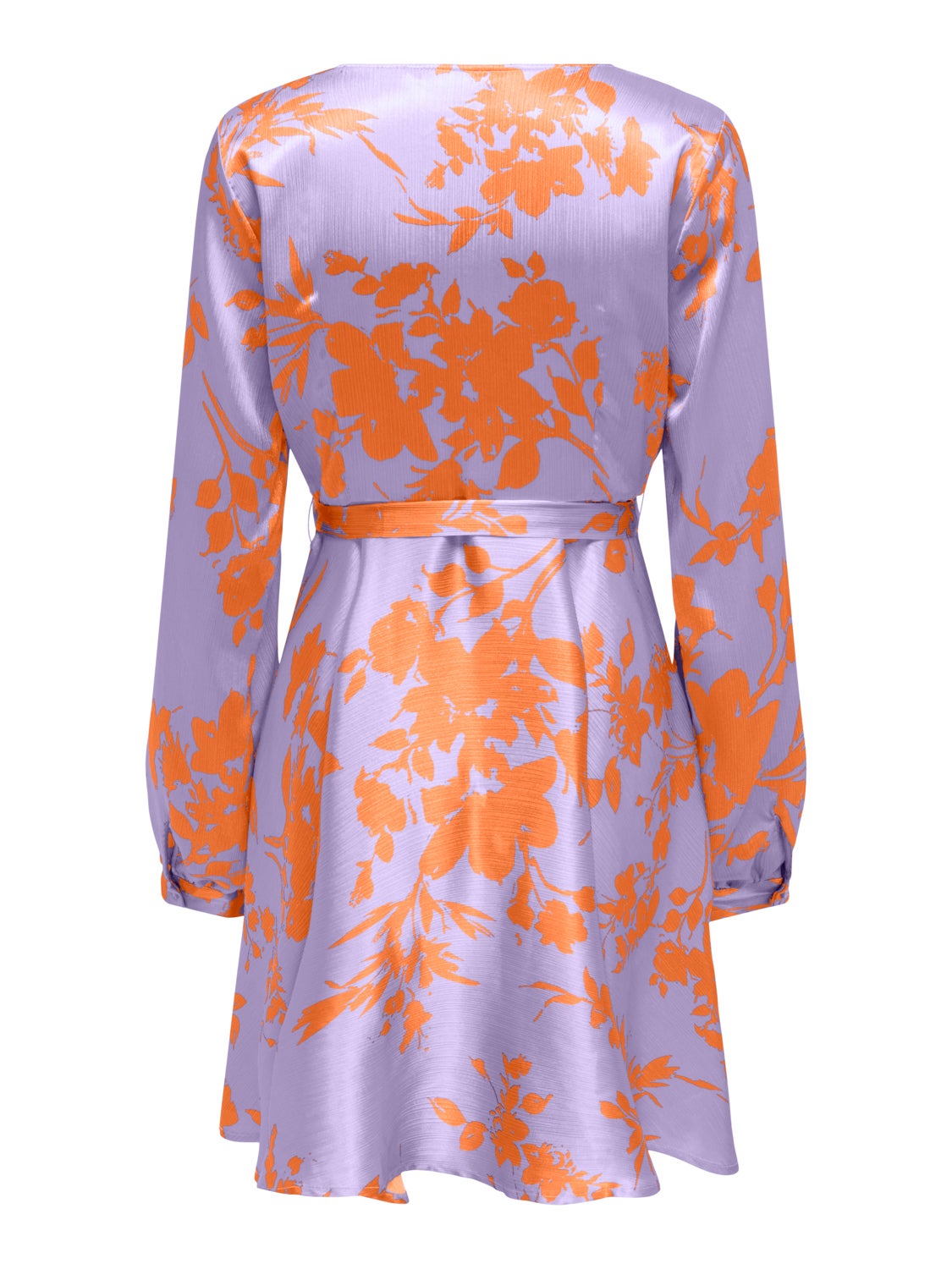 mini Long Sleeved Wrap Dress