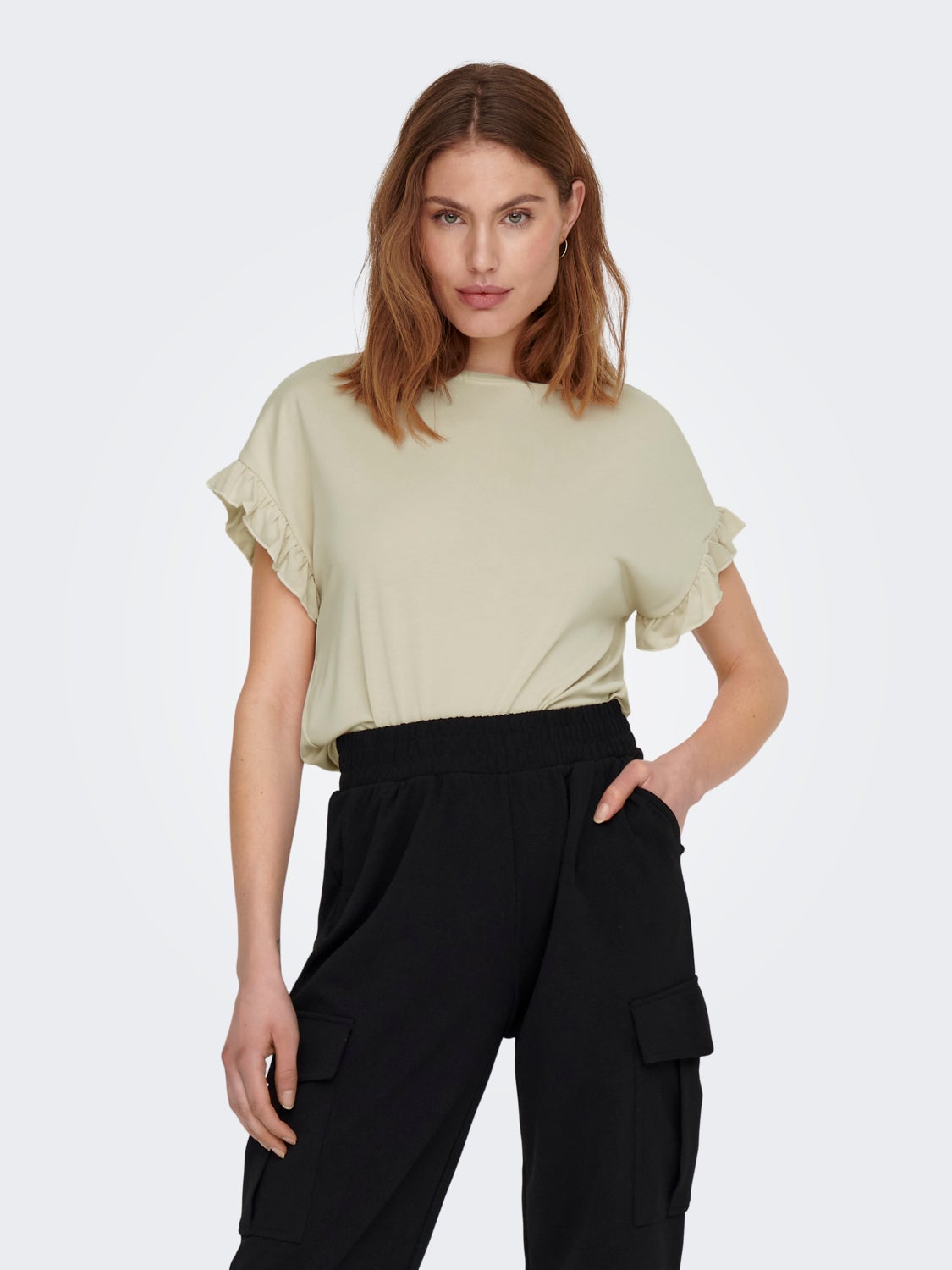 T-shirt with Frill Details