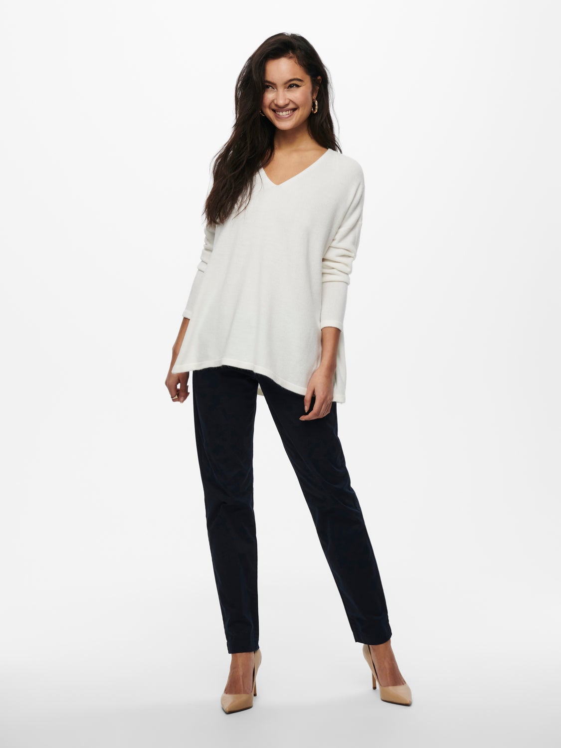 V-neck Knitted Pullover