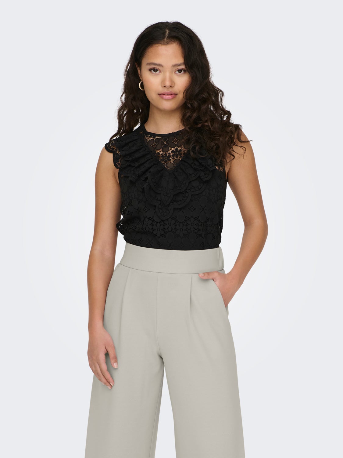 Regular Fit O-Neck Top