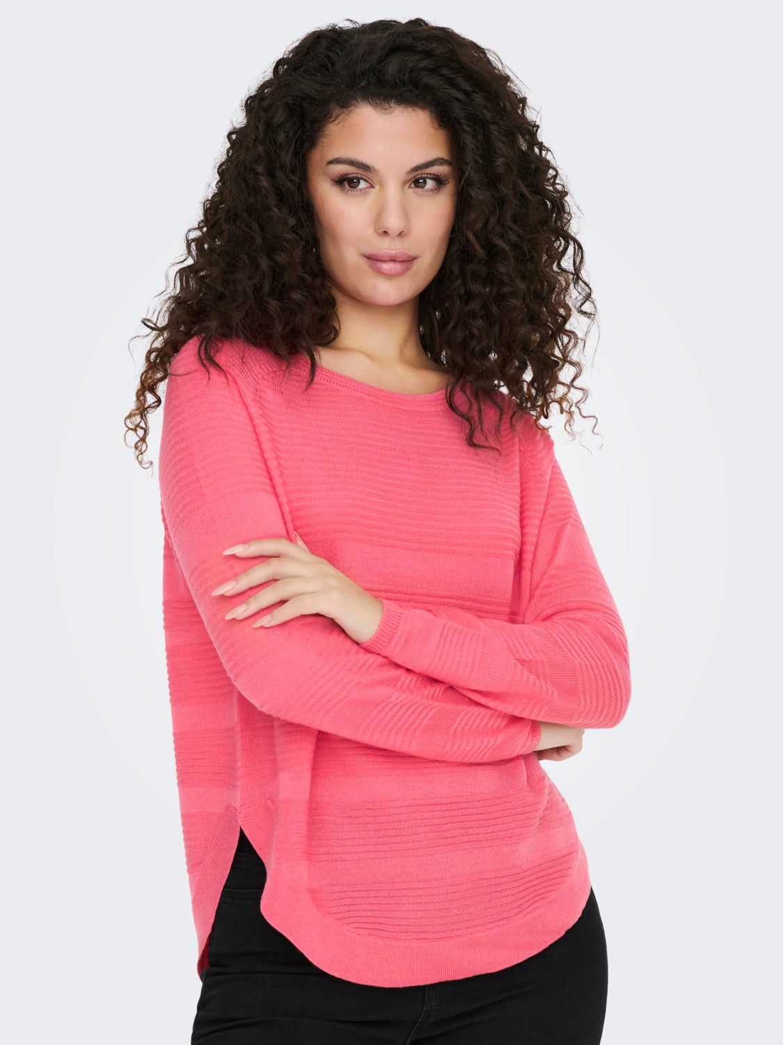 Texture Knitted Pullover