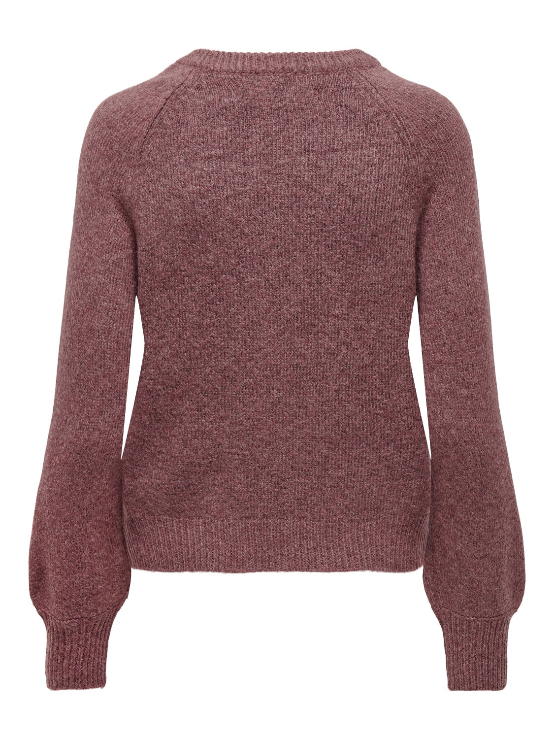 O-neck knitted pullover