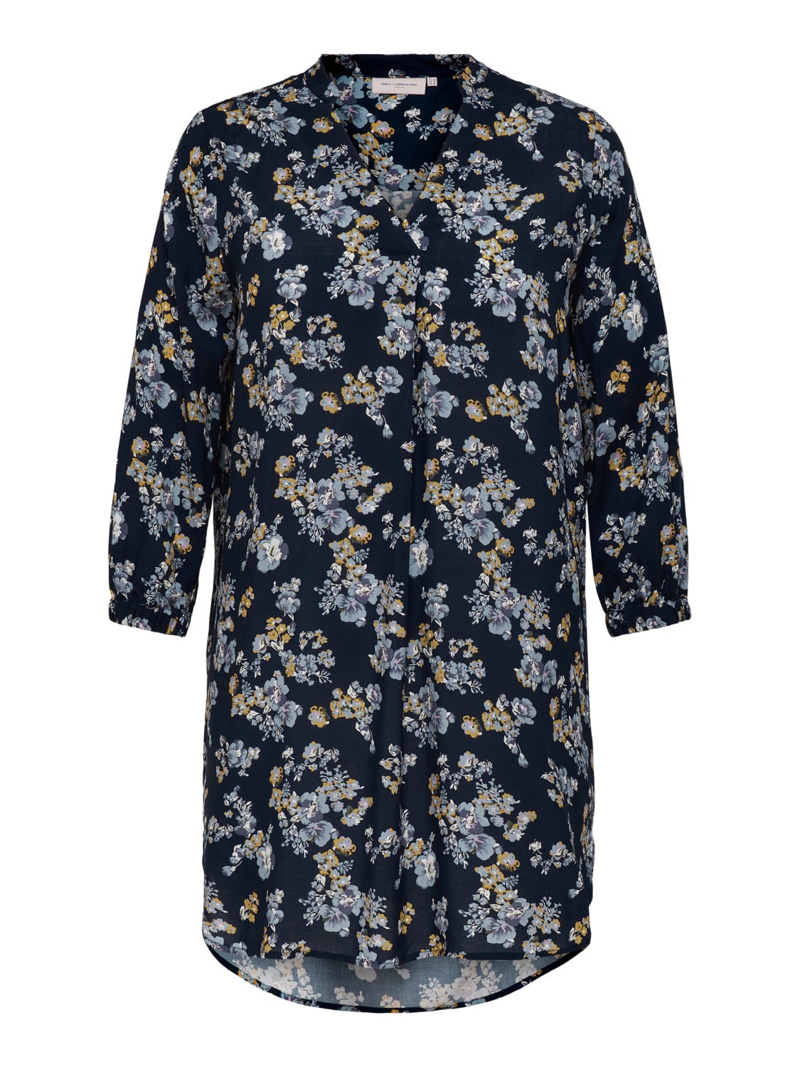 Curvy patterned viscose Tunic