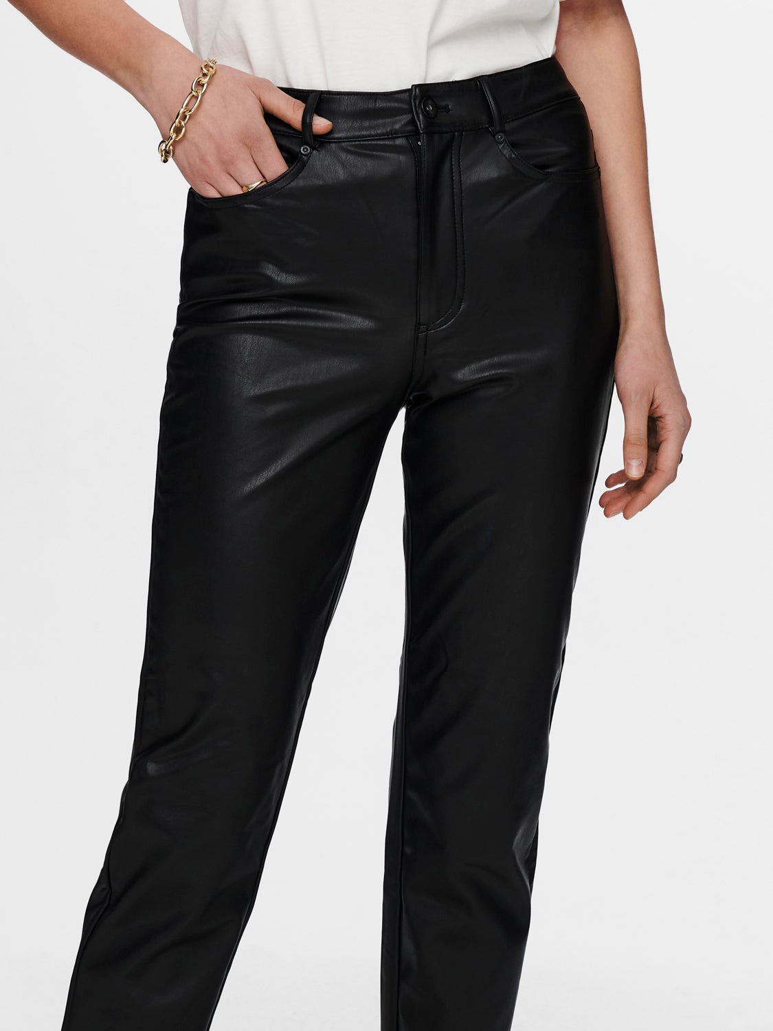 Faux leather Trousers