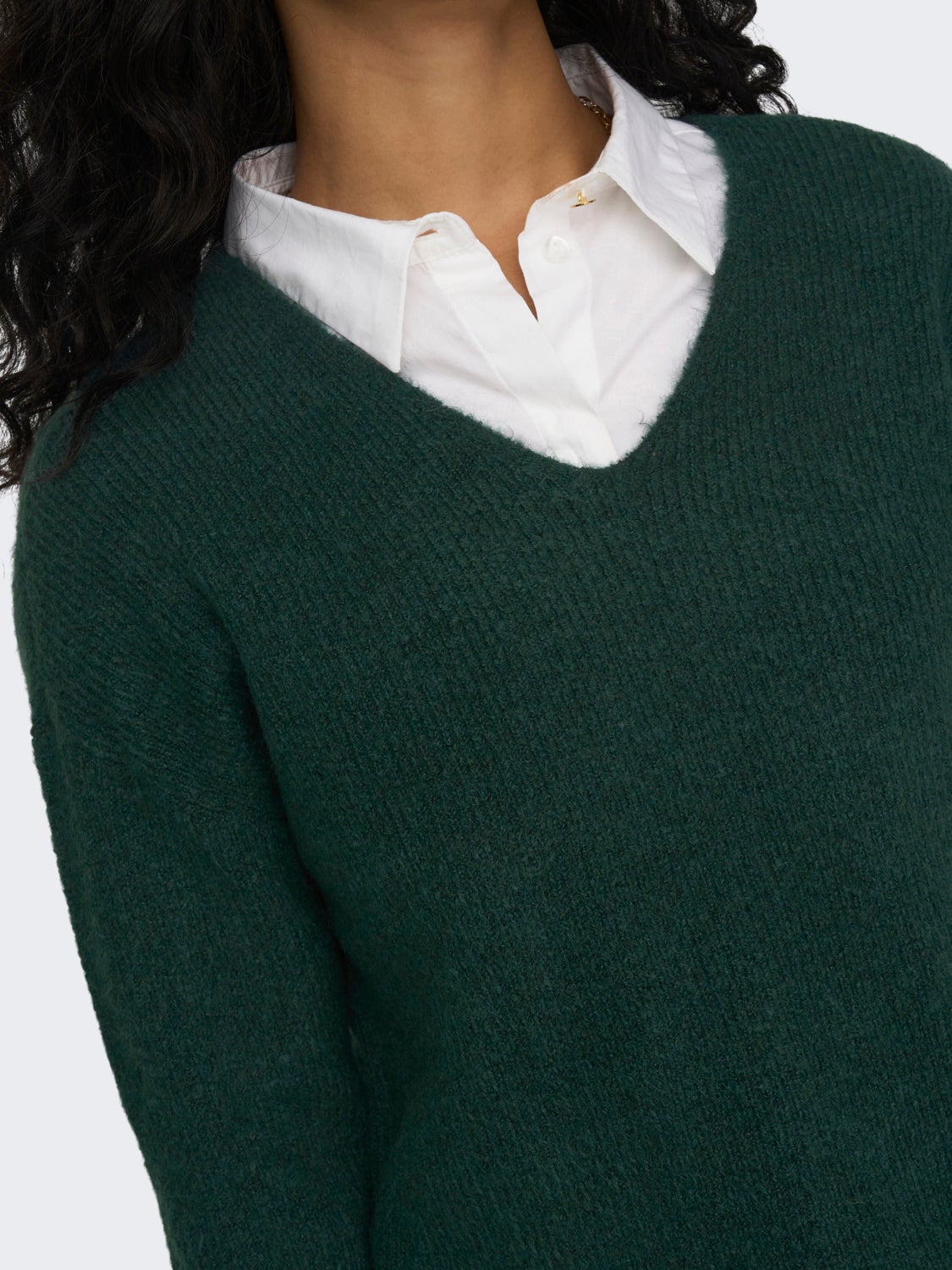 V-neck Knitted Pullover