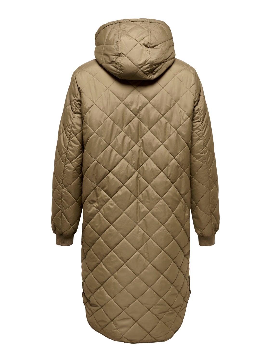 curvy Long hooded jacket