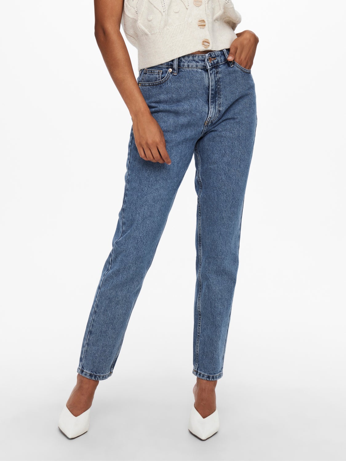 ONLJagger Life High Ankle mom jeans