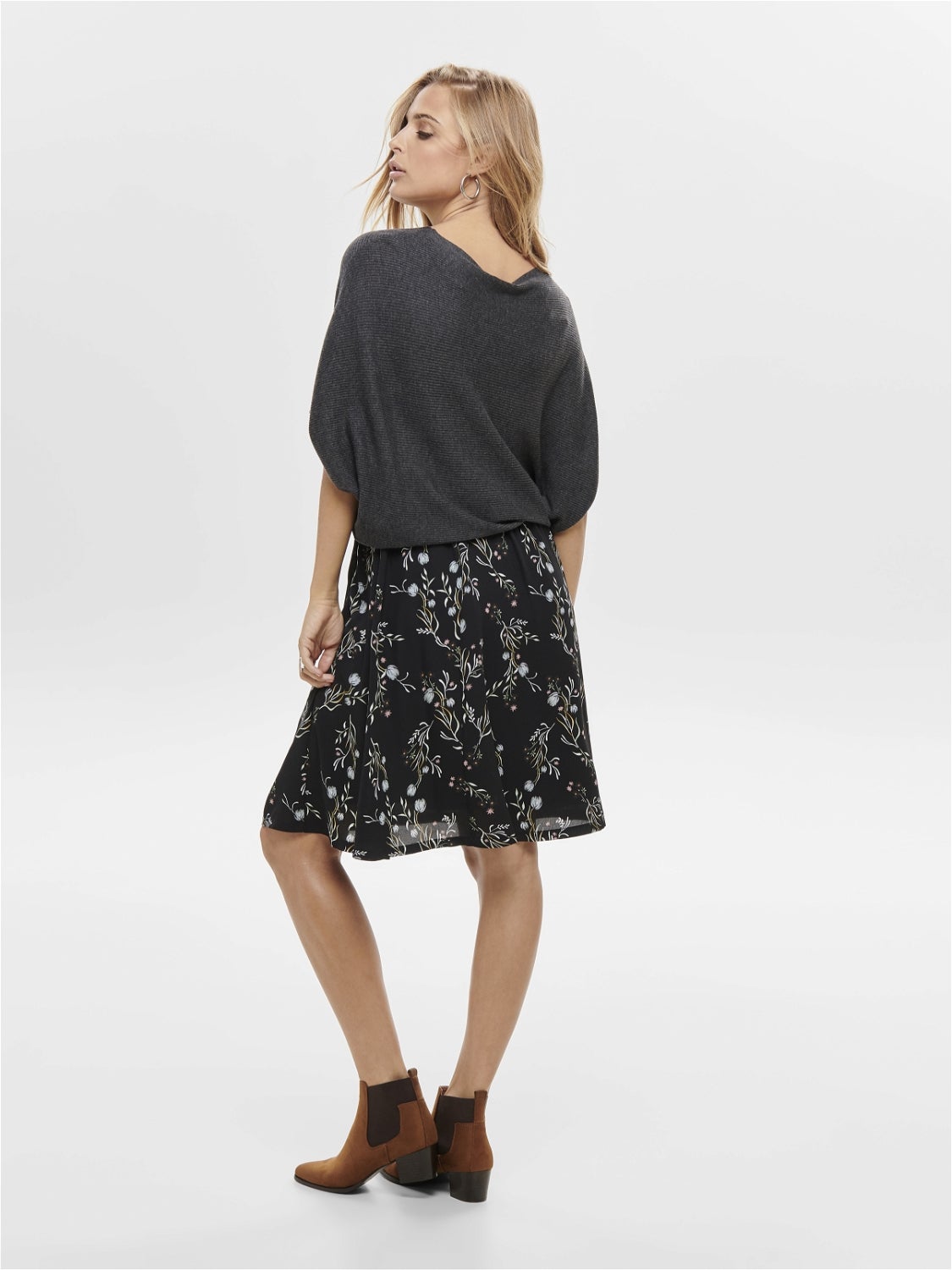 Batsleeve Knitted Pullover