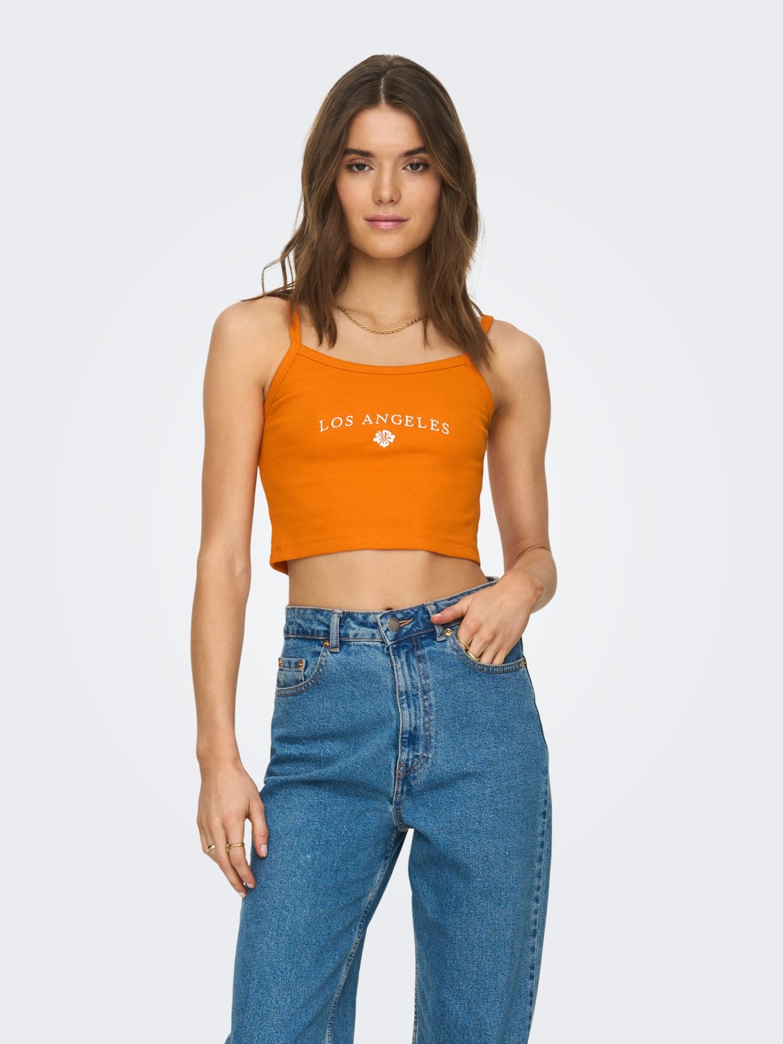 Cropped Printed Top
