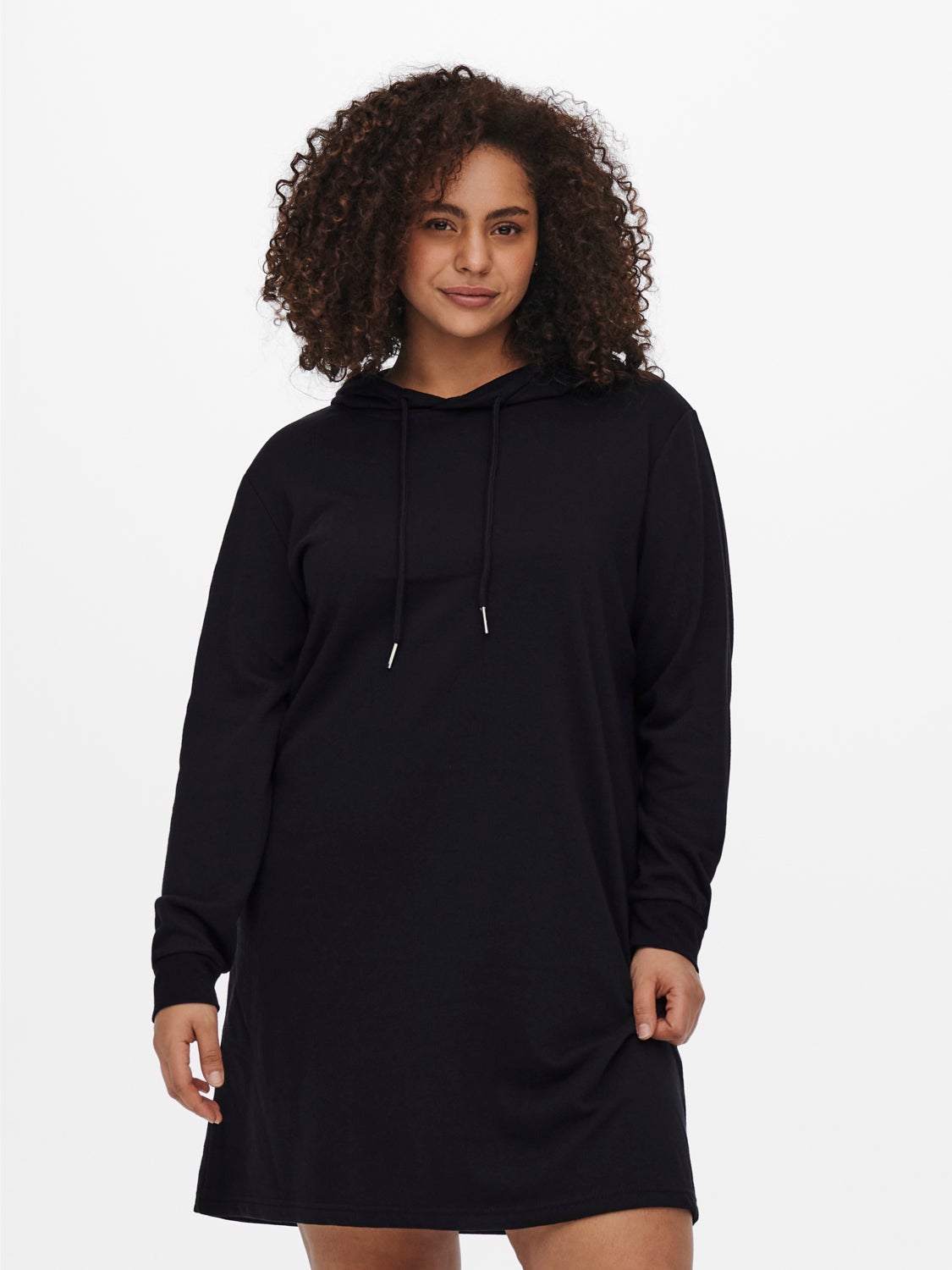 Curvy hooded sweat Dress