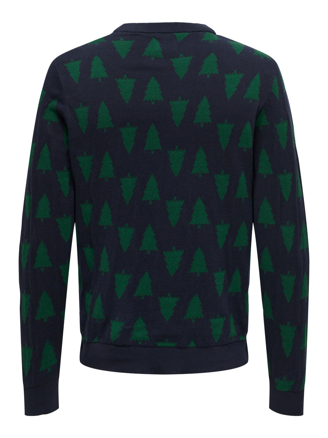 Crewneck christmas knitted pullover