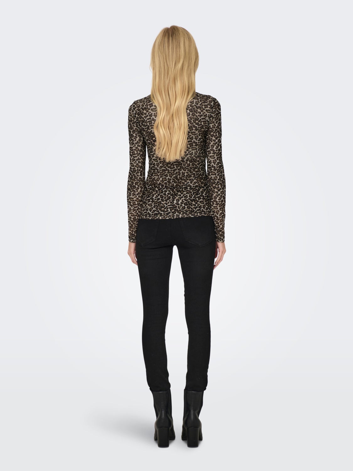 High neck Long Sleeved Top