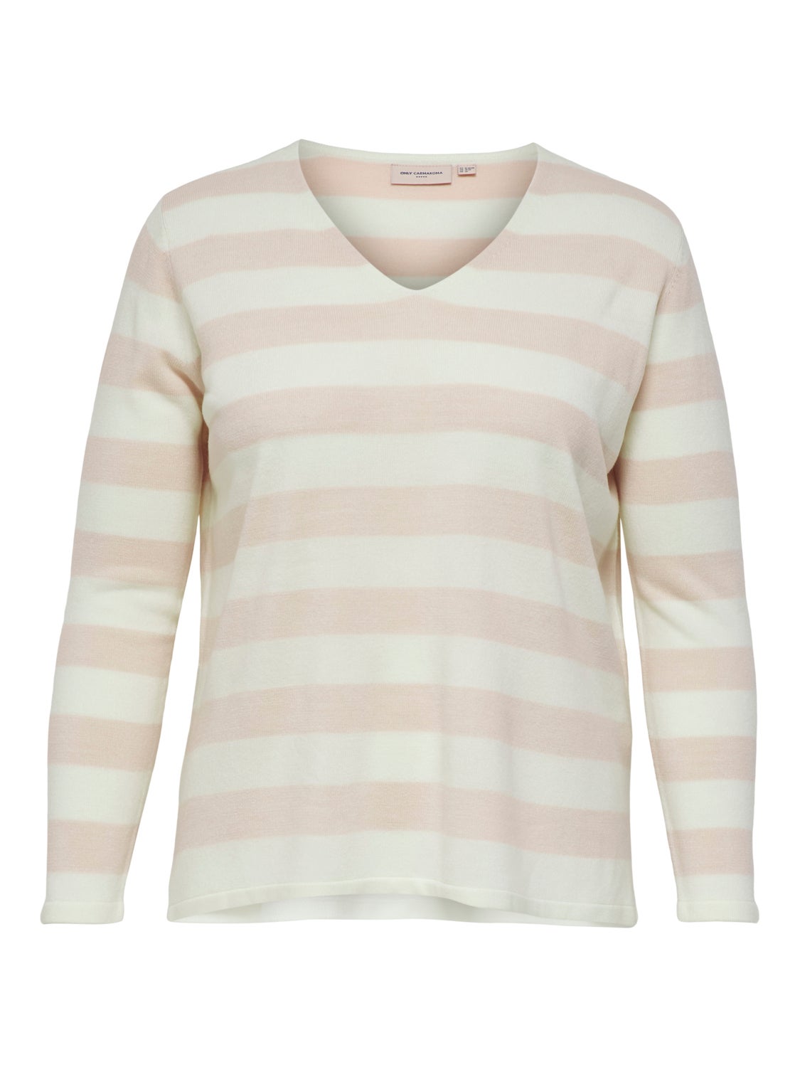 Curvy v-neck Pullover