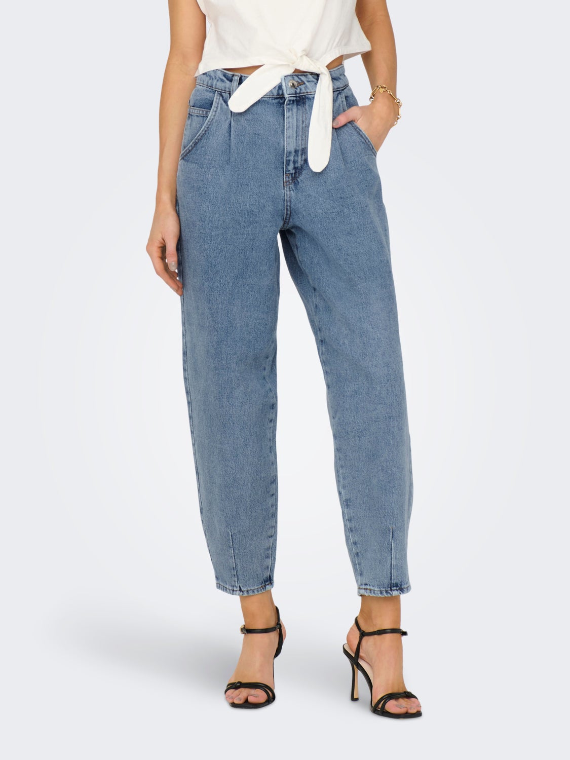 ONLVerna bomb balloon high waisted jeans