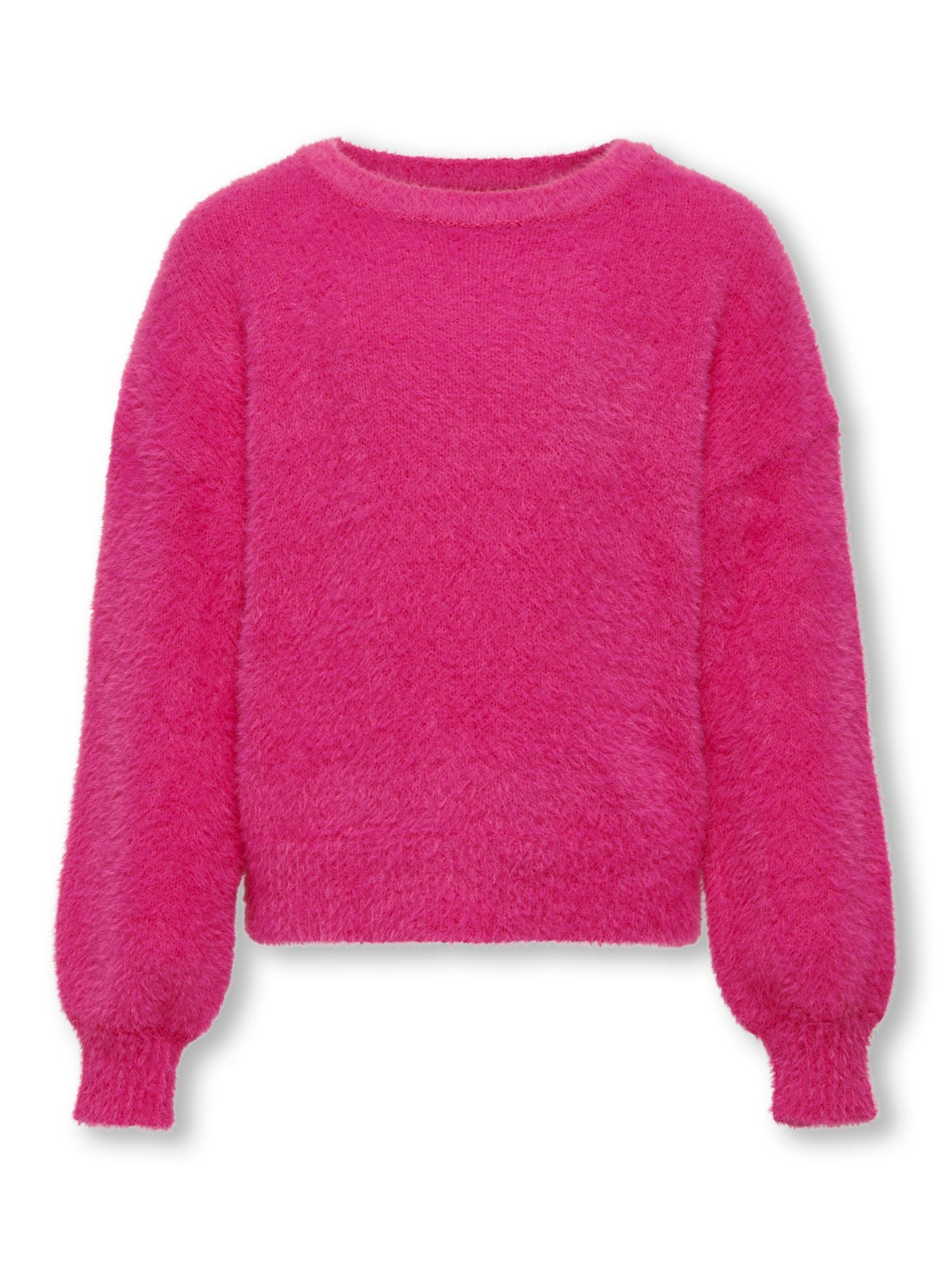 O-neck knitted pullover