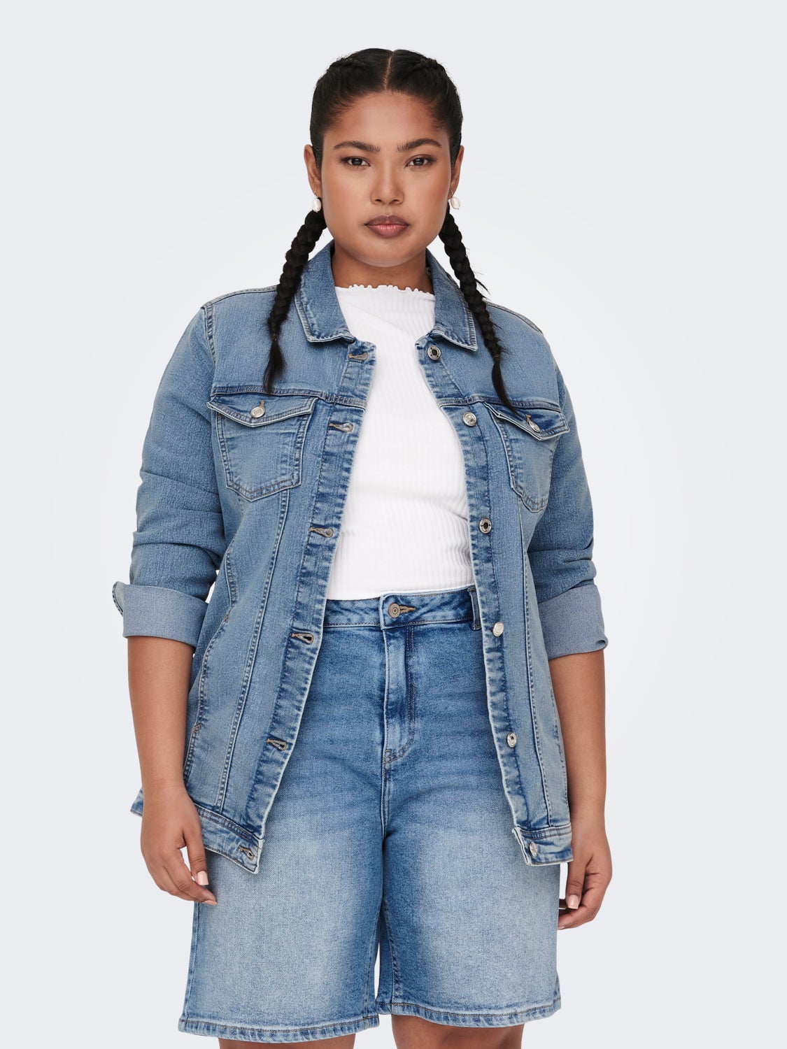 Curvy Denim Jacket