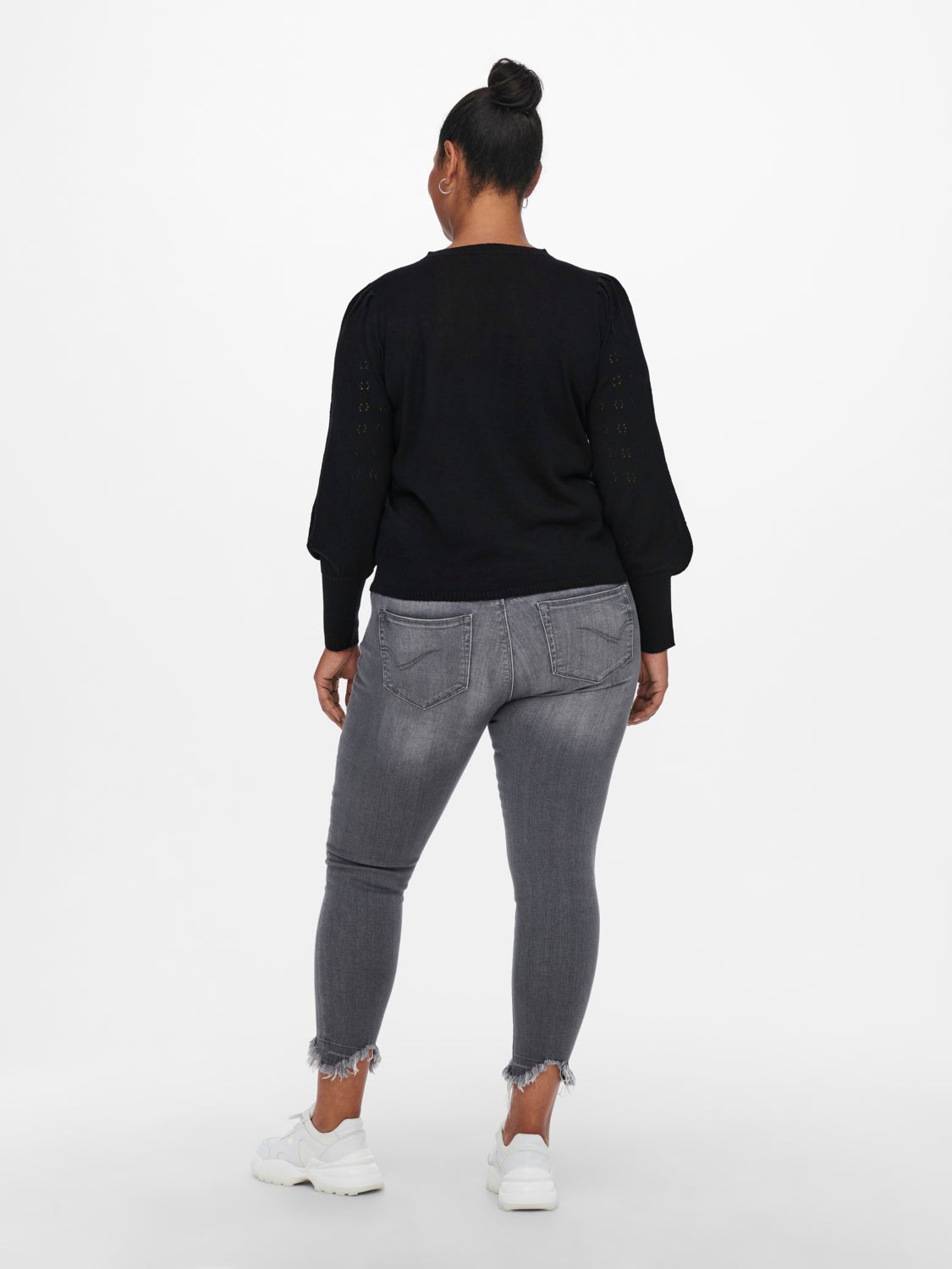 Curvy knitted Pullover