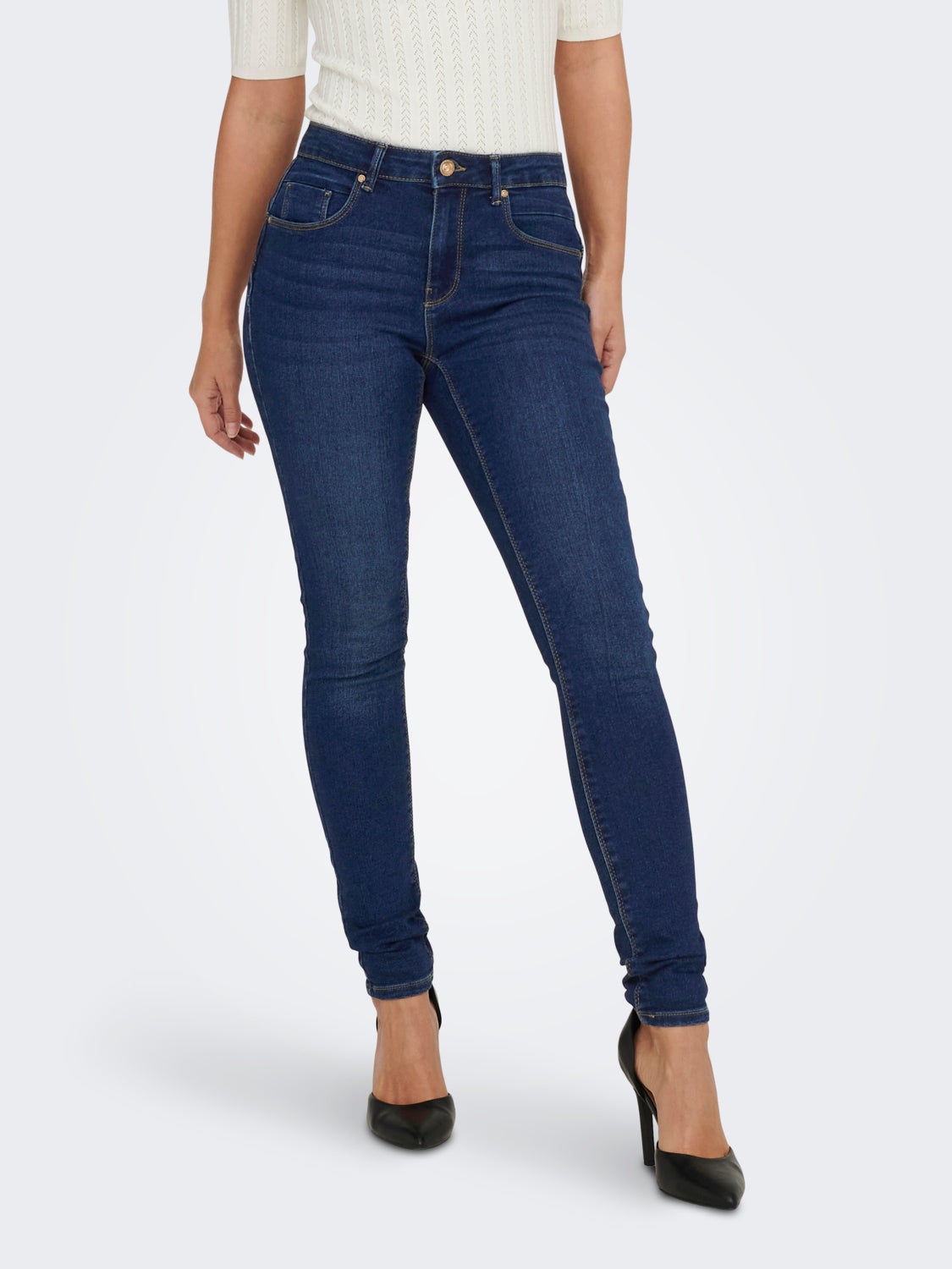 ONLDaisy life reg push up Skinny fit jeans
