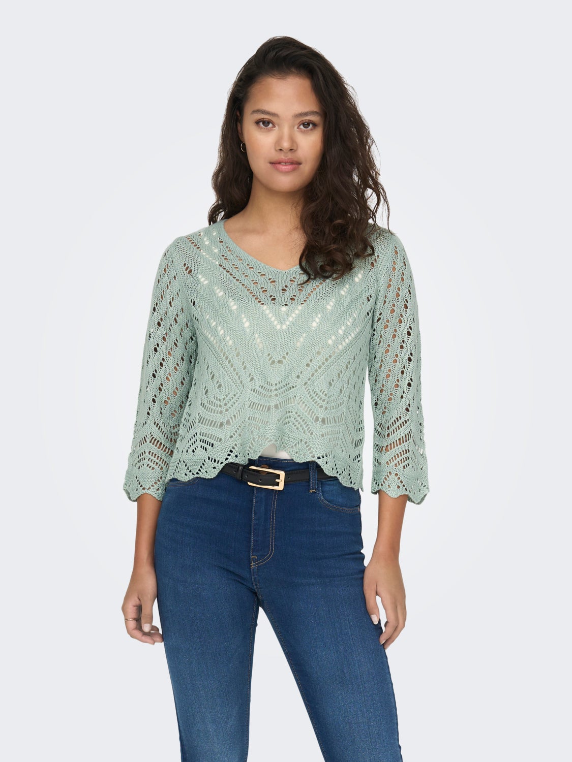 Short Knitted Pullover