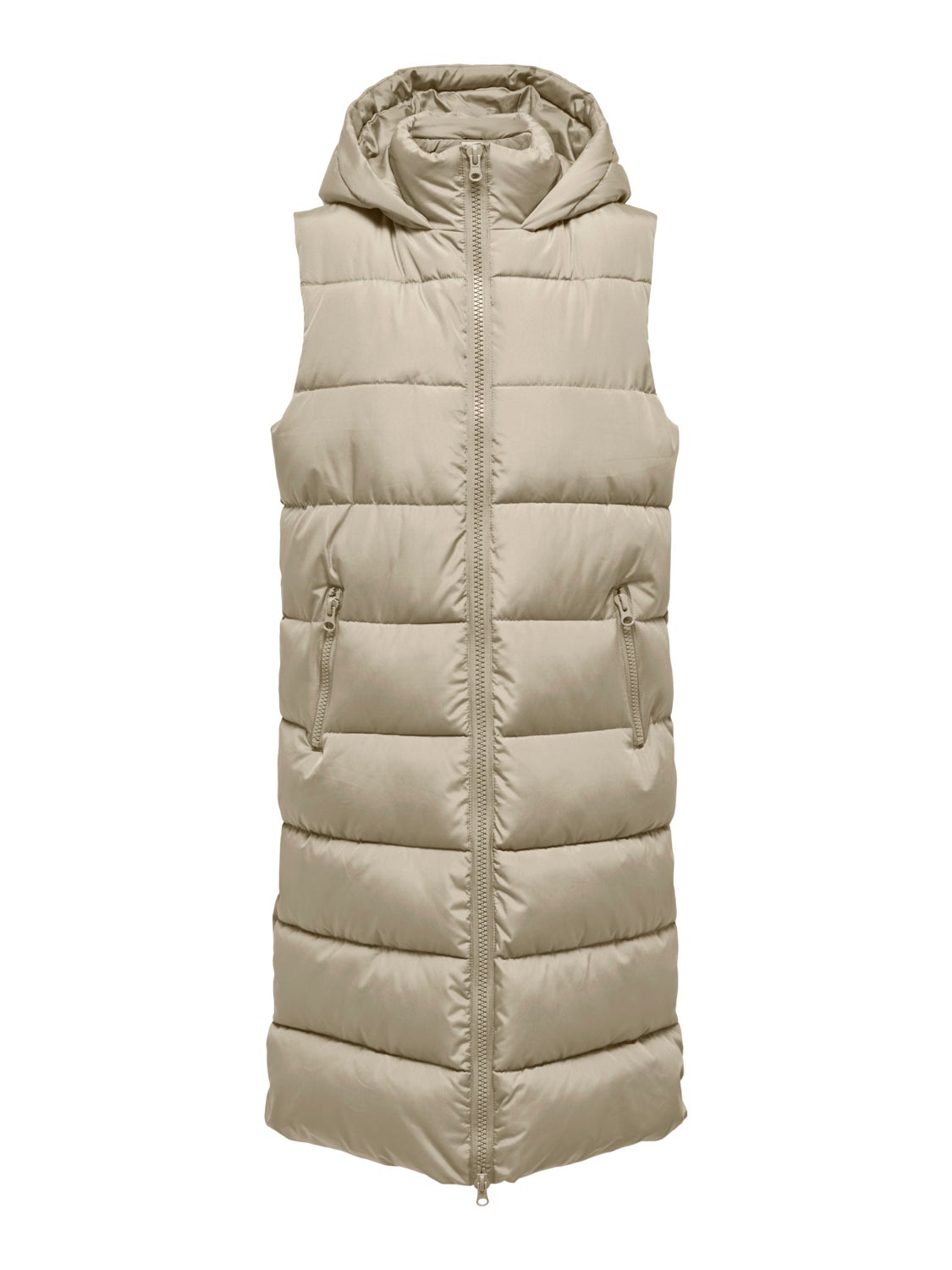 Long puffer gilet