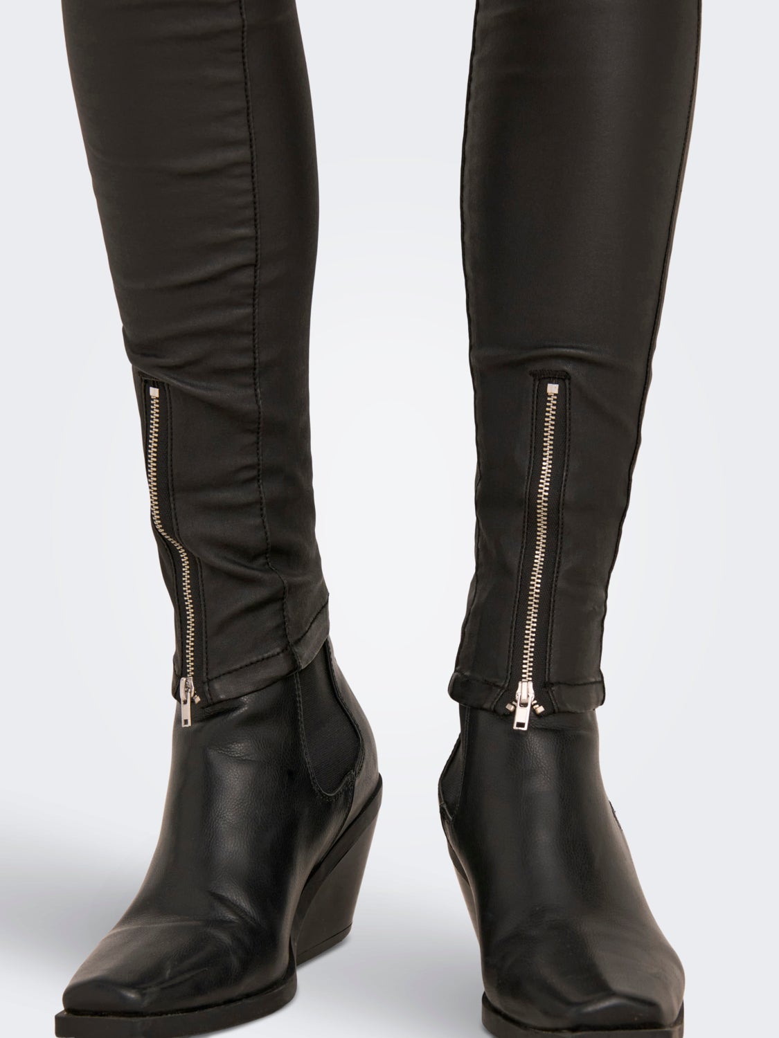 Tall coated trousers