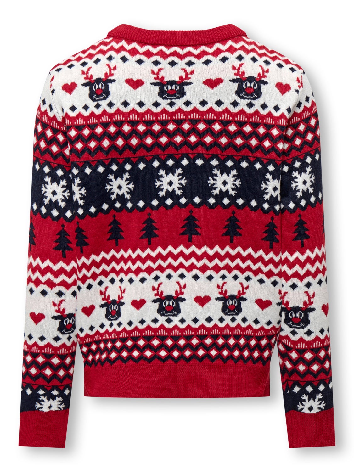 O-neck christmas knitted pullover