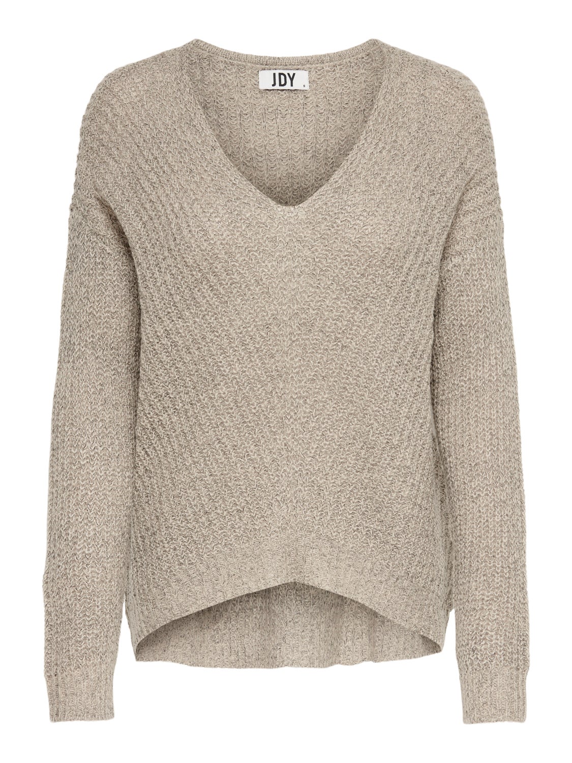 V-neck knitted pullover