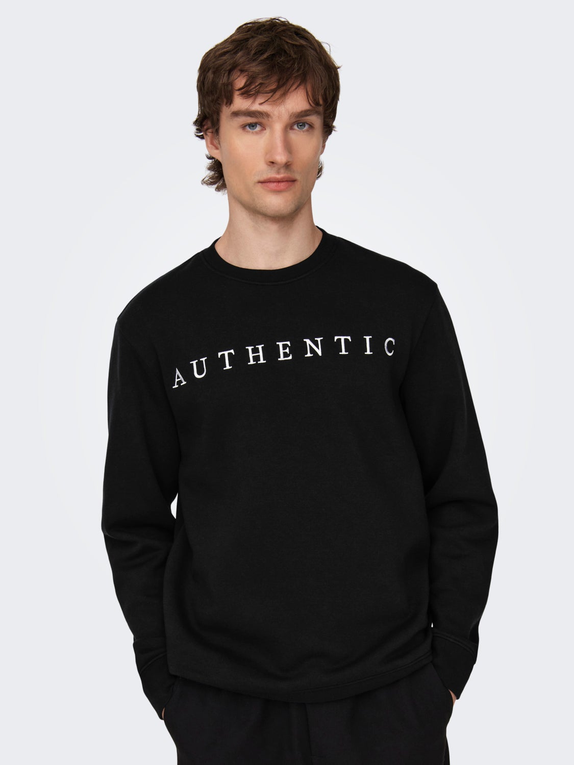 O-neck sweatshirt