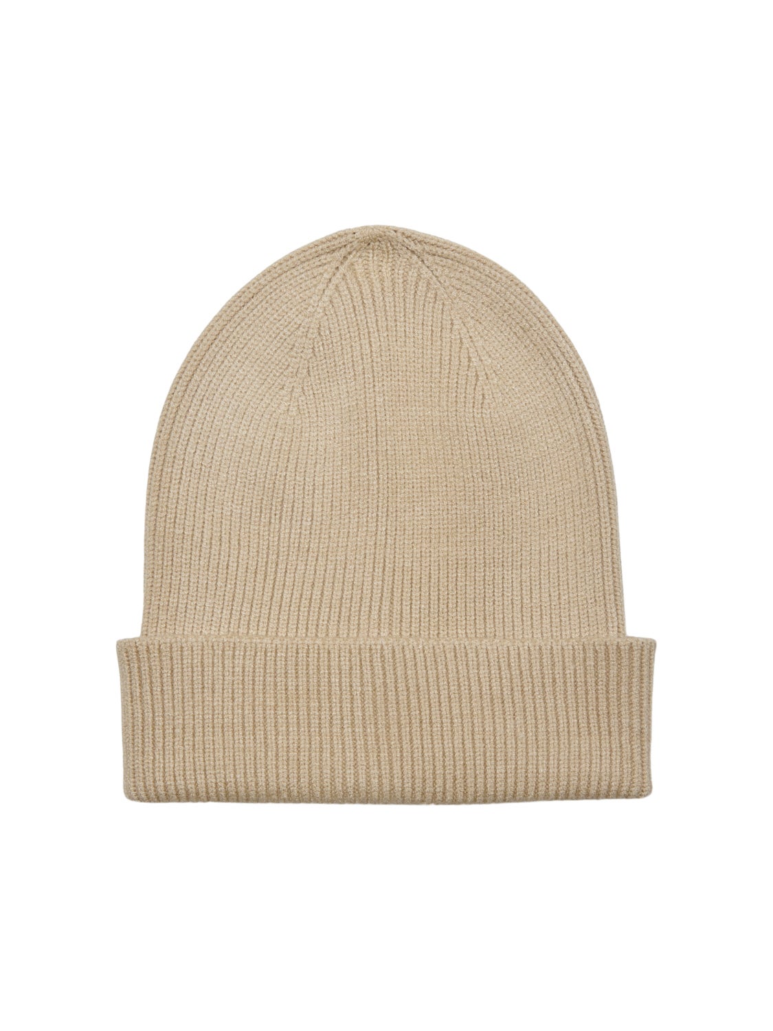 Rib knitted beanie